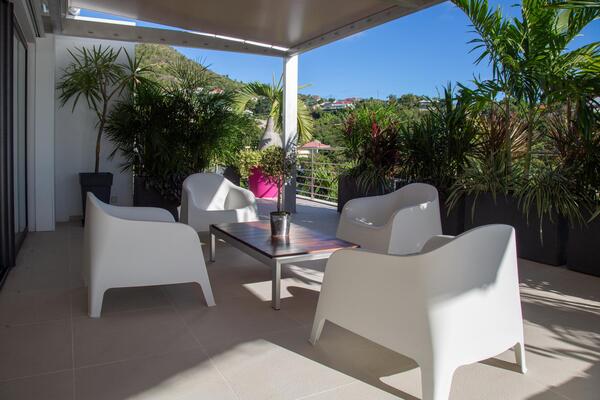 Villa Aka in Corossol - Short Walk to the Beach, Swimming Pool, Ocean Views
