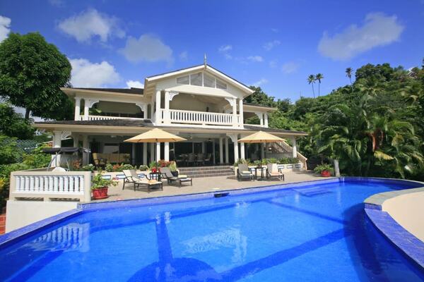 Villa Ashiana in Marigot Bay - Gorgeous Infinity Pool
